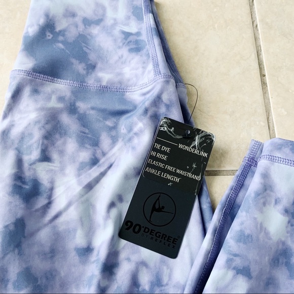 90 Degree by Reflex Hi Rise TieDye 7/8 Legging - Picture 7 of 8